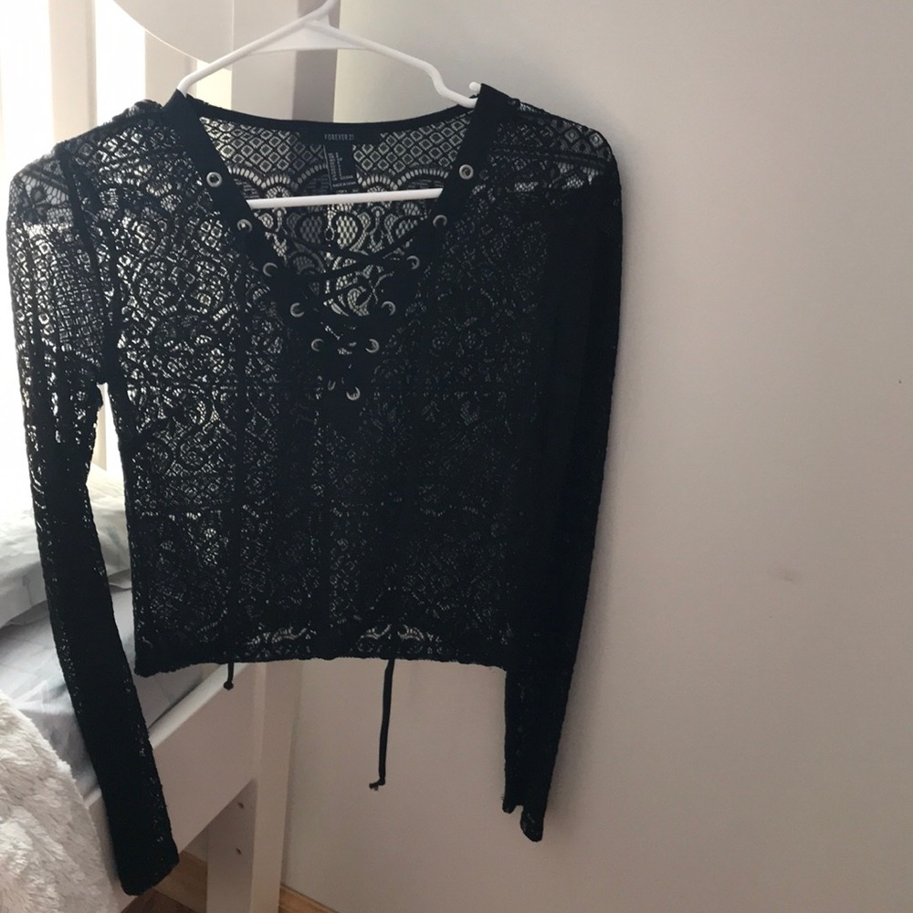 See thru top